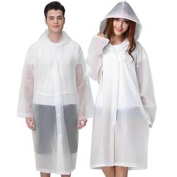 Cosowe Regenponcho Regenmantel für Damen Herren, 2 Stück Regenbekleidung Regencape Regenjacke Wasserdicht für Disney, Wandern, Radfahren, Camping und Reisen von Cosowe