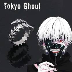 Anime Tokyo Ghoul Ring Kaneki Ken Cosplay Adjustable Opening Unisex Punk Gothic Centipede Rings Jewelry Gift Prop Accessories von CosplayHero