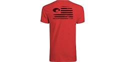 Costa Del Mar Herren Pride T-Shirt, rot (Heather Red), XL von Costa Del Mar