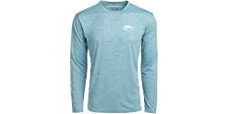 Costa Del Mar Herren Technical Crew Catonic Long Sleeeve Tee Hemd, Blau, L von Costa Del Mar