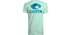 Costa Del Mar Unisex Mossy Oak Coastal Short Sleeve Crewneck T-Shirt, Chill, XXL von Costa Del Mar
