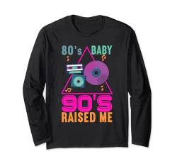 80er Jahre Baby 90er Jahre Made Me 90er Jahre Kostüme Für Party Die 90er Jahre Langarmshirt von Costumes 90s Retro Clothes 90s