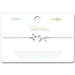 Cotigo Armband Sternzeichen Edelstahl Horoskop Armband mit Zirkonia - 12 Konstellationen Armbänder Astrologie Schmuck für Frauen, Zirkonium Edelstahl von Cotigo