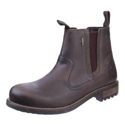 Cotswold Herren Worcester Leder Stiefel Wasserdicht Chelsea Boots Atmungsaktiv Braun 40 von Cotswold