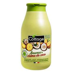 COTTAGE Duschmilch mit Feuchtigkeitspflege – Ananas und Kokoscreme – 97% Inhaltsstoffe natürlichen Ursprungs – Made in France – 250 ml von Cottage