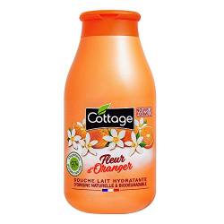 Cottage Duschgel, feuchtigkeitsspendend, 97% Inhaltsstoffe natürlichen Ursprungs, 250 ml, hergestellt in Frankreich, Orangenblüte von Cottage