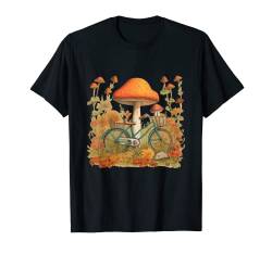 Cottagecore Fahrrad-Fahrrad-Liebhaber, Pilz-Fahrrad T-Shirt von Cottagecore Aesthetic Mushroom Cute Clothes