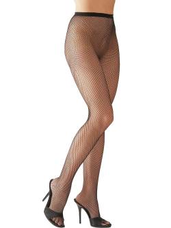 Netzstrumpfhose, schwarz (One Size) von Cottelli Collection