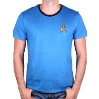 Cotton Division T-Shirt Spock Uniform blau - Star Trek von Cotton Division