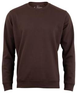 Cotton Prime Unisex Sweatshirt Pullover für Damen und Herren, Braun, Gr. M von Cotton Prime