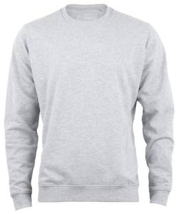 Cotton Prime Unisex Sweatshirt Pullover für Damen und Herren, Grau, Gr. S von Cotton Prime