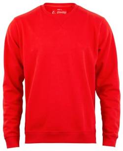 Cotton Prime Unisex Sweatshirt Pullover für Damen und Herren, Rot, Gr. M von Cotton Prime
