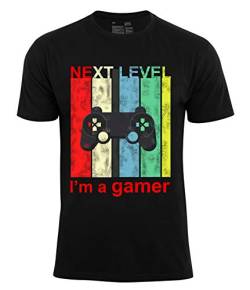 T-Shirt I`m a Gamer - Next Level, Männer Zocker Shirt, Game Player, Schwarz, GR. M von Cotton Prime
