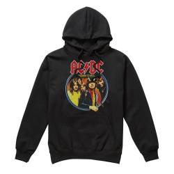 Cotton Soul Acdc Highway To Hell Emblem Herren Kapuzenpullover, Schwarz, Schwarz , S von Cotton Soul