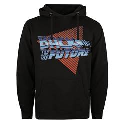 Cotton Soul Back To The Future Herren-Kapuzenpullover, Chrom-Logo, Schwarz, Black, L von Cotton Soul