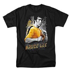 Cotton Soul Bruce Lee Fist of Fury Herren-T-Shirt, Schwarz, Schwarz , S von Cotton Soul