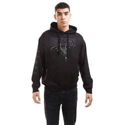 Cotton Soul DC Comics Batman Swing Herren Kapuzenpullover, Schwarz, Schwarz , XXL von Cotton Soul