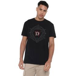 Cotton Soul Diablo IV Pentagram Logo Herren T-Shirt, Schwarz, LRG von Cotton Soul