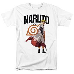 Cotton Soul Difuzed Naruto Cloak Herren-T-Shirt, Weiß, White, S von Cotton Soul