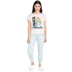 Cotton Soul Disney, Alice im Wunderland Damen-Schlafanzug, mehrfarbig, multi, 48 von Cotton Soul