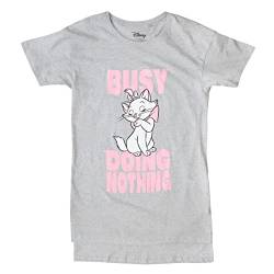 Cotton Soul Disney Aristocats Marie Busy Damen Schlaf-T-Shirt, Grau meliert, grey heather, M von Cotton Soul