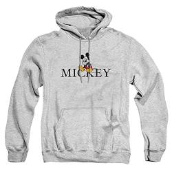 Cotton Soul Disney Mickey Mouse Kapuzenpullover, sitzend, Grau meliert, grey heather, XL von Cotton Soul