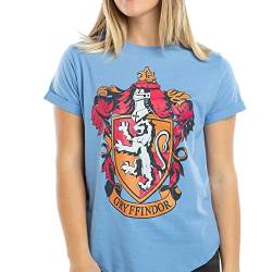 Cotton Soul Harry Potter Hogwarts Alumni Damen Fashion T Shirt Indigo, indigo, Large von Cotton Soul