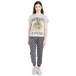 Cotton Soul Harry Potter Hogwarts Damen-Pyjama-Set, mehrfarbig, multi, 36 von Cotton Soul