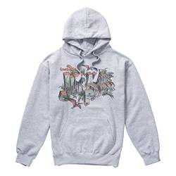 Cotton Soul Jurassic Park Greetings Unisex Hoodie, Grey Heather, Grey Heather, XL von Cotton Soul