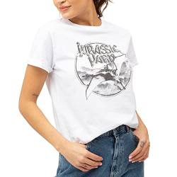 Cotton Soul Jurassic Park - Rocks - Damen Fashion T-Shirt, weiß, X-Large von Cotton Soul