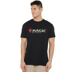 Cotton Soul Magic The Gathering Logo Herren T-Shirt, Schwarz, Schwarz , XXL von Cotton Soul