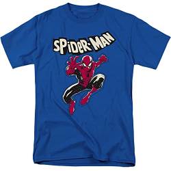 Cotton Soul Marvel Spiderman Collage Herren T-Shirt, Royal, königsblau, M von Cotton Soul