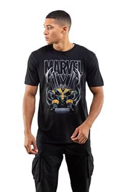 Cotton Soul Marvel Thanos Throne Unisex T-Shirt Schwarz, Schwarz , XXL von Cotton Soul