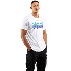 Cotton Soul Miami Vice OG Logo Herren T-Shirt, weiß, XXL von Cotton Soul