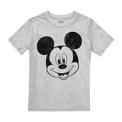 Cotton Soul Mickey Mouse Mono Face Boys T Shirt, Grey Heather, 10-12 Years von Cotton Soul