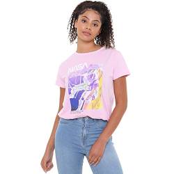 Cotton Soul NASA Astronaut Damen-T-Shirt, Hellrosa, Light Pink, Small von Cotton Soul