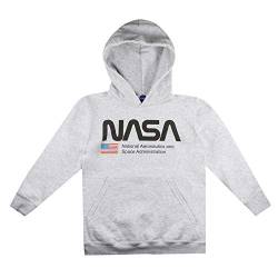 Cotton Soul - NASA - National Aeronautics - Jungen Kinder Hoodie - Grau, grau, M von Cotton Soul