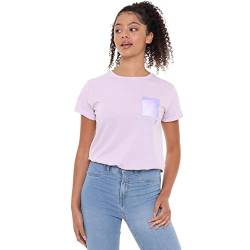 Cotton Soul NASA Purple Moon Damen-T-Shirt, Lavendel, Lavender, Large von Cotton Soul