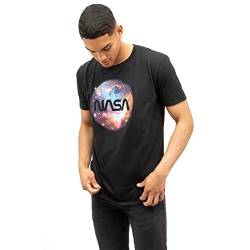 Cotton Soul NASA Unisex T-Shirt Galaxy, schwarz, Schwarz , 3XL von Cotton Soul