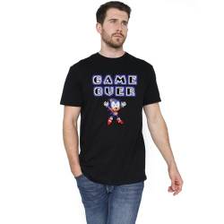 Cotton Soul Sonic The Hedgehog Game Over Mens T Shirt, Black, Medium von Cotton Soul