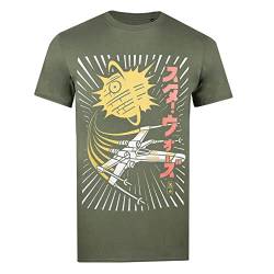 Cotton Soul Star Wars Rebel Attack Herren T-Shirt, military green, XXL von Cotton Soul