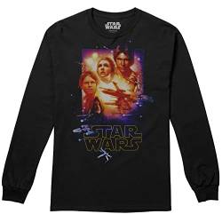 Cotton Soul Star Wars Rebel Squad Herren Langarm-T-Shirt, Schwarz, Schwarz , L von Cotton Soul