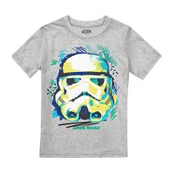 Cotton Soul Star Wars Sketch Trooper Jungen T-Shirt, Grau meliert, grey heather, XXL von Cotton Soul
