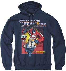 Cotton Soul Transformers Optimus Prime Herren-Kapuzenpullover, Marineblau, navy, S von Cotton Soul