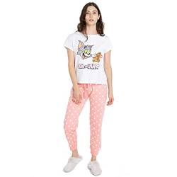 Cotton Soul Warner Bros, Tom & Jerry Damen Schlafanzug-Set, mehrfarbig, multi, 48 von Cotton Soul