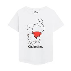 Cotton Soul Winnie The Pooh Oh Bother Womens Fashion T Shirt, White, Large von Cotton Soul