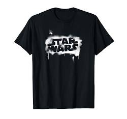 Star Wars Stencil Logo White T-Shirt von Cotton Soul