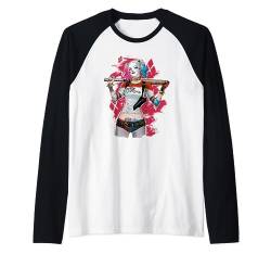 Suicide Squad Harley Quinn Drawn Bat Raglan von Cotton Soul