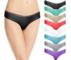 Cotton FL¨¹Ster Women Cotton Thongs Unterw?sche 8 Pack XL von Cotton Whisper