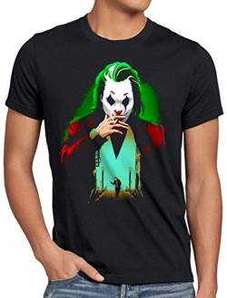 CottonCloud Arthur Fleck Herren T-Shirt Fledermaus Clown, Größe:M von CottonCloud